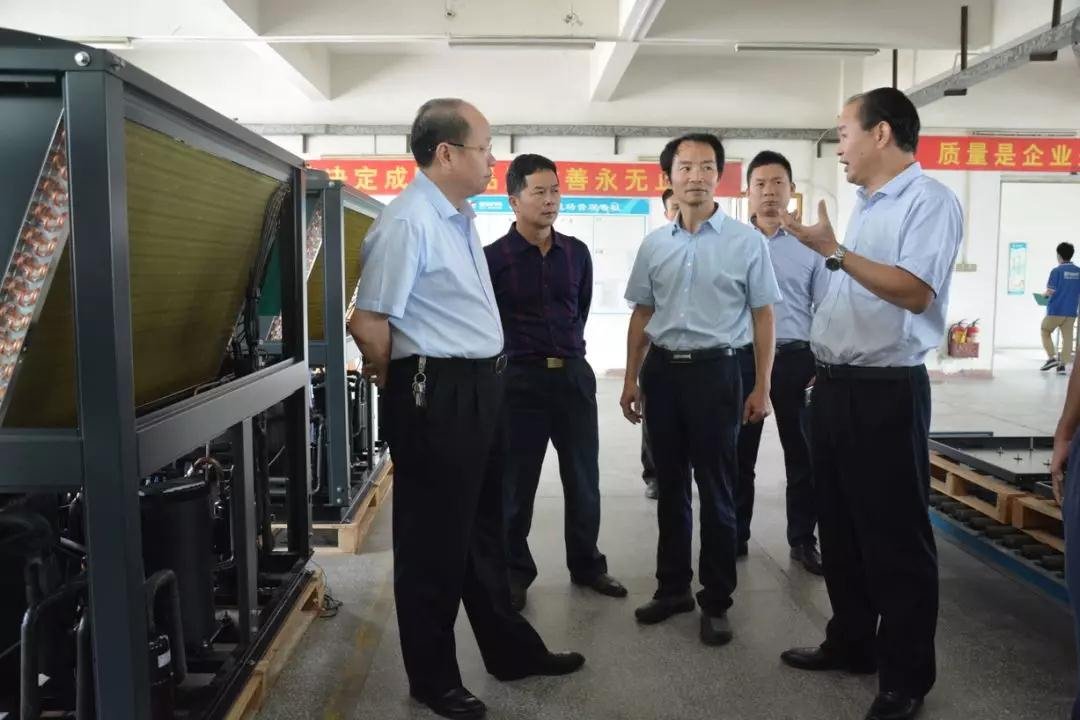 清遠市張帆副市長一行蒞臨瑞星進行實地考察